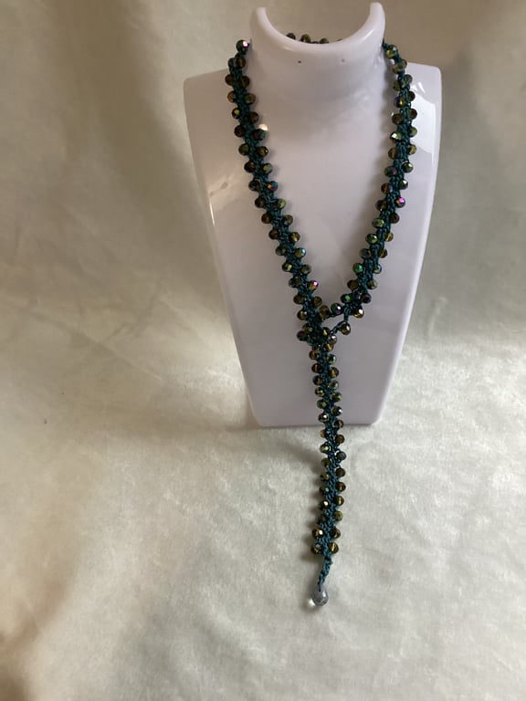 Crochet necklace, necklace, choker