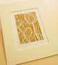 Wild Flower - Teasel - Original Linocut Print - Image 3