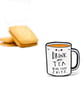 Drink more tea enamel pin badge - Image 1