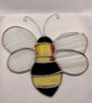 Stained Glass Bumble Bee (large) suncatcher - Image 7