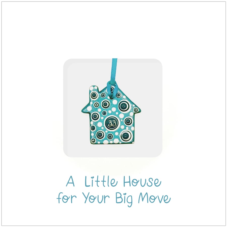 Moving Home Ceramic Keepsake Card