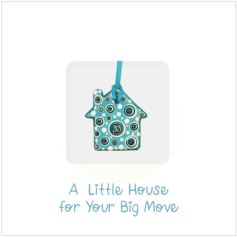Moving Home Ceramic Keepsake Card