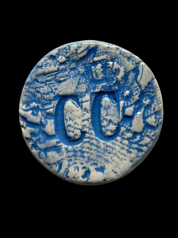 Ceramic Decorative Fridge Magnets, Keepsakes: Alphabet: Letter C