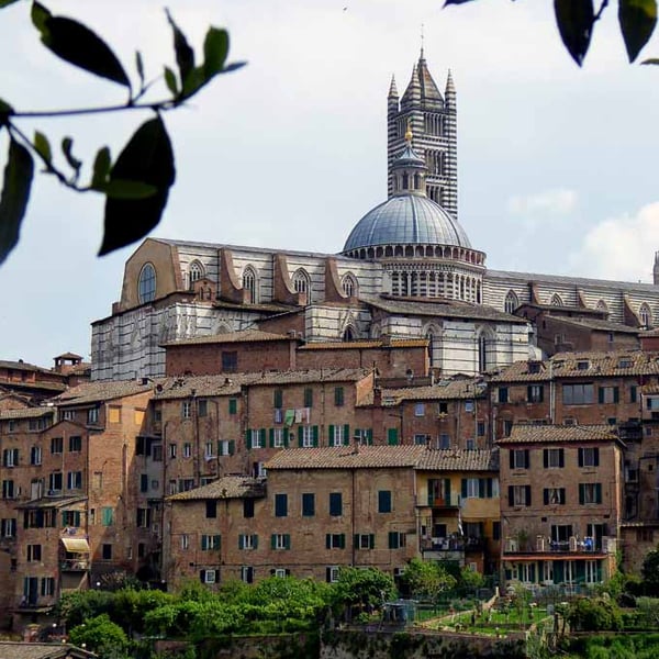 Siena Skyline Cityscape Tuscany Italy Photograph Print