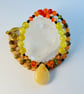 Agate, Aventurine & Unakite Necklace With Swarovski Crystals - Handmade In Devon - Image 2