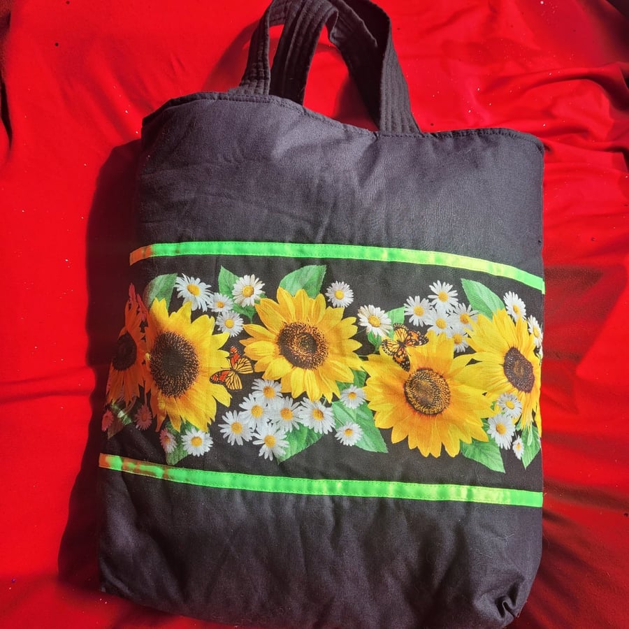 Sunflowers shopper tote bag