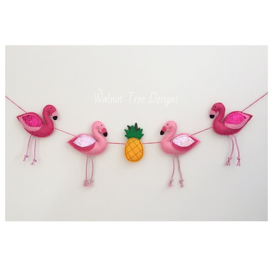 Flamingo Garland
