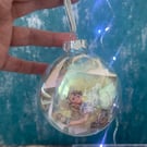 Alice in Wonderland Glass Bauble