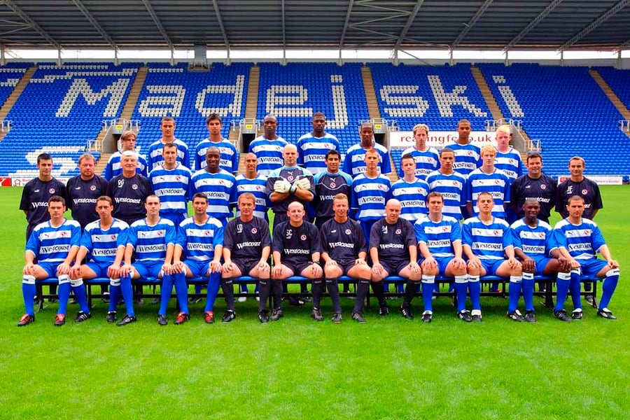 Reading Football Club Team Photograph 2005 Photograph Print