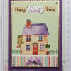 3D Luxury Handmade Card Home Sweet Home House Cottage with Picket Fence