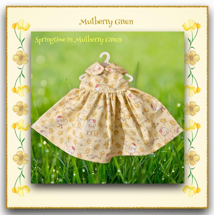 Little Chicks Doll’s Dress