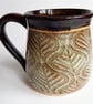 Mug Brown Glazed  - Hand Thrown Stoneware Ceramic Mug  - Image 2
