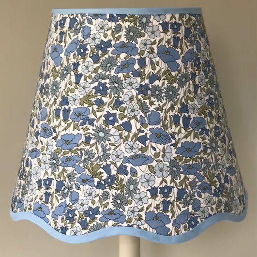 NEW LIBERTY BETSY ANNE - HANDMADE SCALLOPED LAMPSHADE