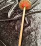 Drop spindle handturned in wood - Image 4