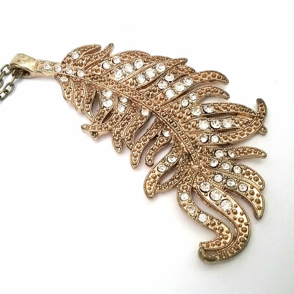 Boho Feather Necklace....