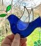 Stained Glass Dove Suncatcher - Hand Made Hanging Decoration - White - Image 8