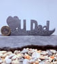 Love u Dad hand cut from Devonian Mudstone - Image 3