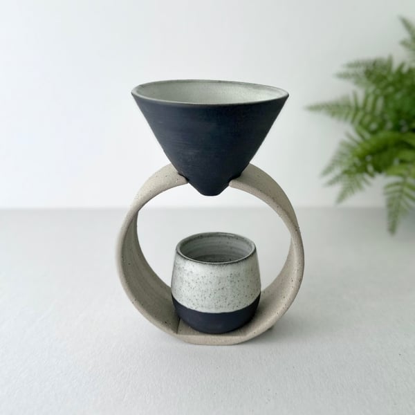Unique Handmade Coffee Maker Set, Stylish Coffee maker-dripper Set