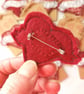 Loved Applique Brooch - Image 3