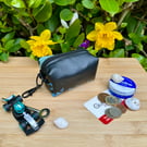 Repurposed - Chunky Keyring Pouch - Black Swimming Ring