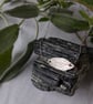 Silver sage leaf pendant with necklace - Image 1