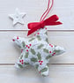 HOLLY STAR CHRISTMAS DECORATION - Image 1