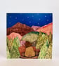 Stargazing - printed greetings card - Image 2