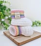 Rainbow Baby Crochet Booties – Newborn to 6 Months