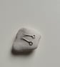 Small Silver Circle Studs, Ring Earrings - Image 7