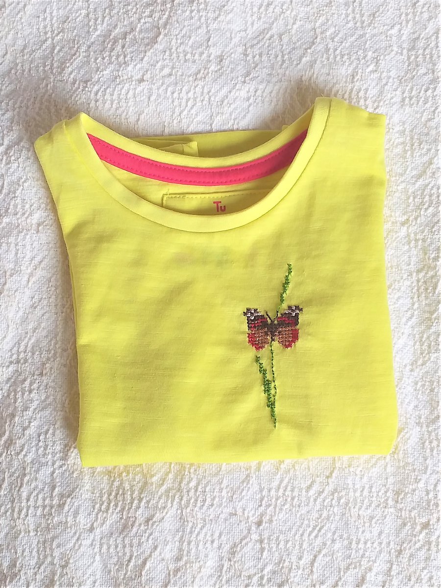 Butterfly T-shirt Age 9-12 Months