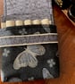 Butterflies: 5-slot fabric fountain pen case - Image 4