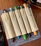 Butterflies: 5-slot fabric fountain pen case - Image 6