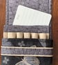 Butterflies: 5-slot fabric fountain pen case - Image 7