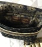 Maya 6-slot fabric fountain pen case black gold cream - Image 7