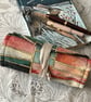 Arthurian: Tapestry 7-slot fountain pen roll with linen twill tie.       - Image 1