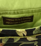 Leaves: black, green and gold fabric 6-slot padded fountain pen case - Image 6