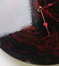 "Passion Tree" Unique Hand-painted Handcrafted Clock Abstract Wall Art  - Image 3