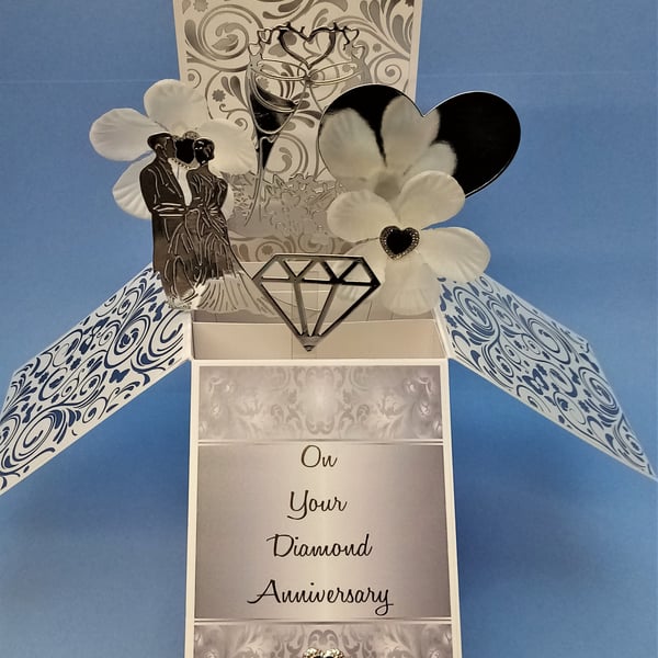 60th Diamond Anniversary Card