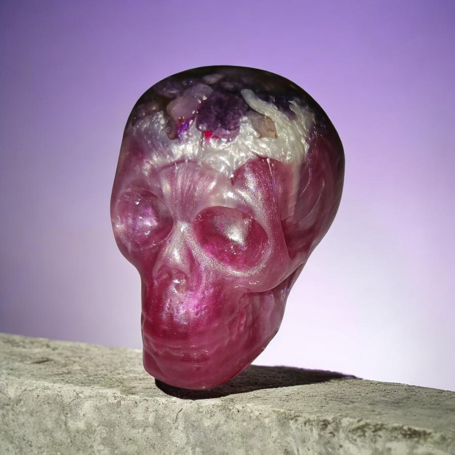 Skull Guardian (Lepidolite)