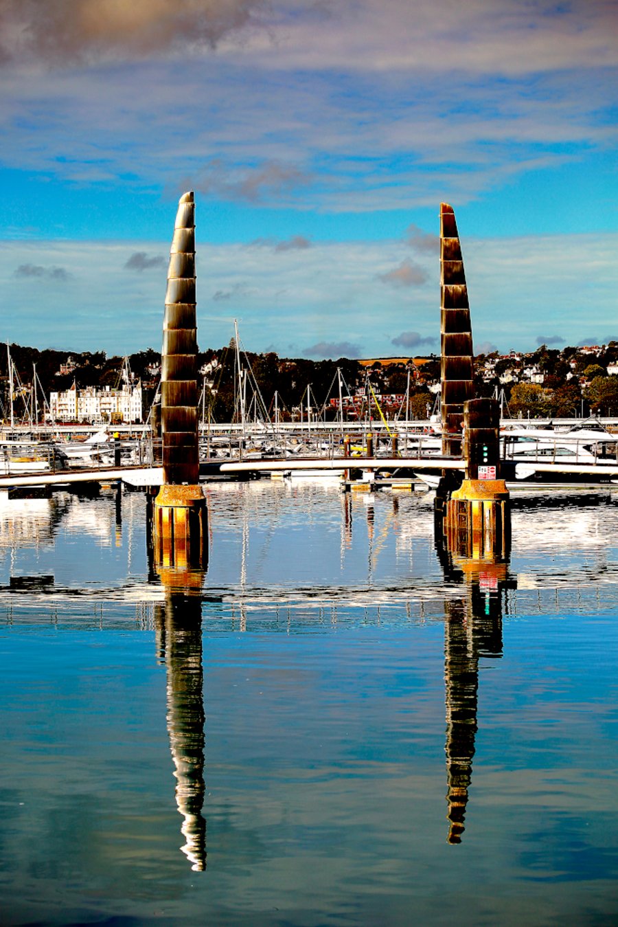 Print Torquay Harbour and Bridge, Devon Picture 12x8