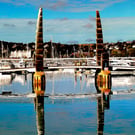 Print Torquay Harbour and Bridge, Devon Picture 12x8
