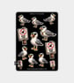 Funny Vinyl Sticker Sheet For Adults - Seagull - Image 1