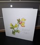 Original Handpainted Greetings Card- Birdsfoot Trefoil - Image 2