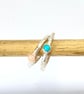Silver Birthstone Stacking Rings - Image 4