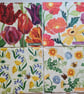 4 Paper napkins for decoupage Emma Bridgewater floral designs