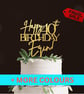 40th Birthday Cake Topper, 40th Cake Topper, Custom Cake Topper, 40th Cake Decor