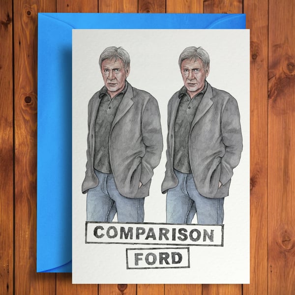 Comparison Ford - Funny Birthday Card