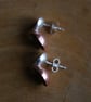 Slver and Copper Acorn Studs - Image 5