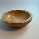 Sycamore Bowl with beaded and texture outside