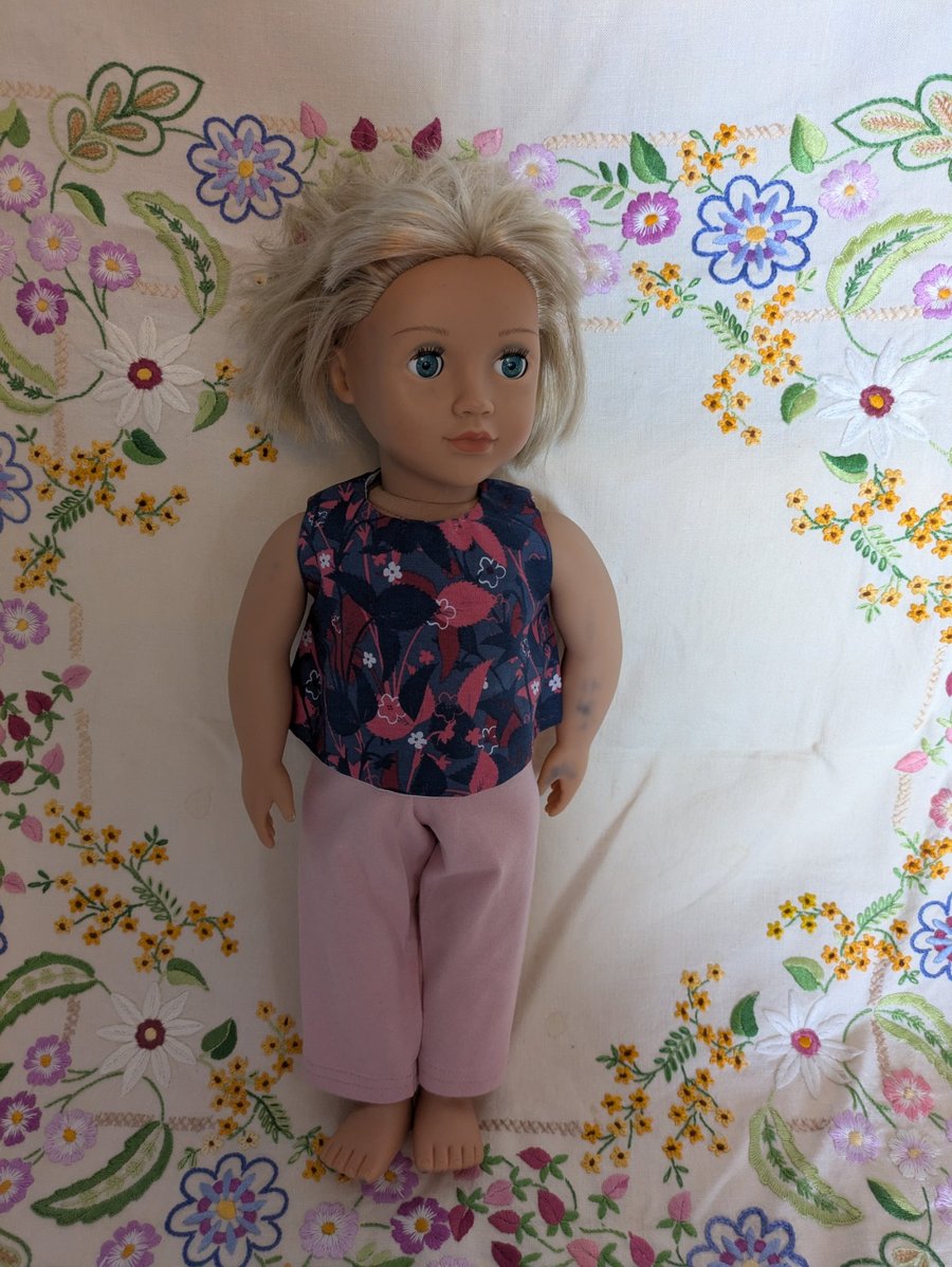 Baby Born, Our Generation and Tiny Tears 2 in 1 Pink outfit with reversible top 